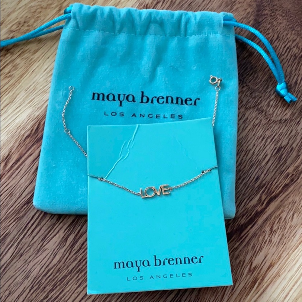 dainty LOVE bracelet